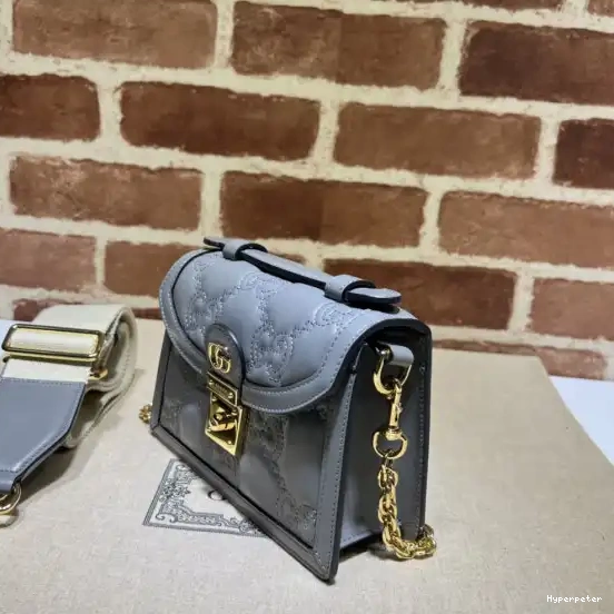 Hyperpeter BAG MATELASSÉ HANDLE TOP GG GUCCI SMALL 0626